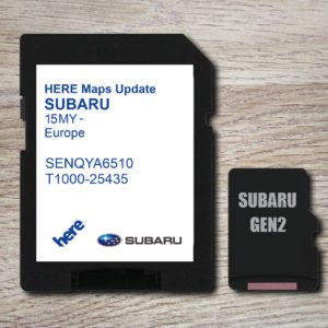 Subaru GEN2 EUROPA 2023 Micro SD Card