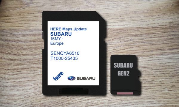 Subaru GEN2 EUROPA 2023 Micro SD Card