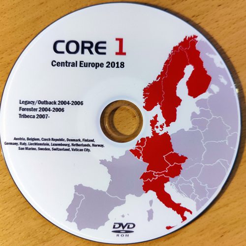Core1 DVD kart 2018