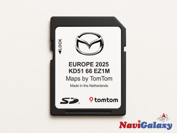 Mazda NB1 TomTom SD Card EUROPA 2025