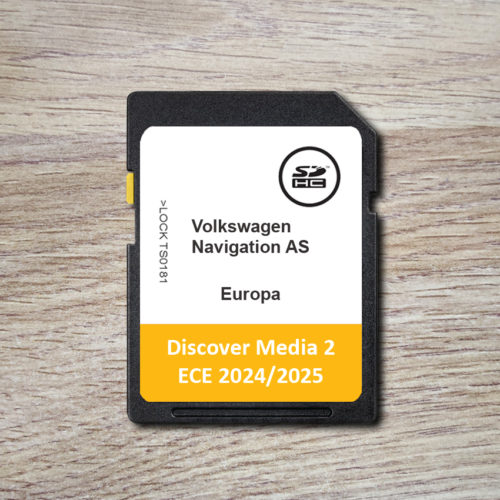 Discover Media MiB2 STD Europa 2024/2025 v19 SD Kort