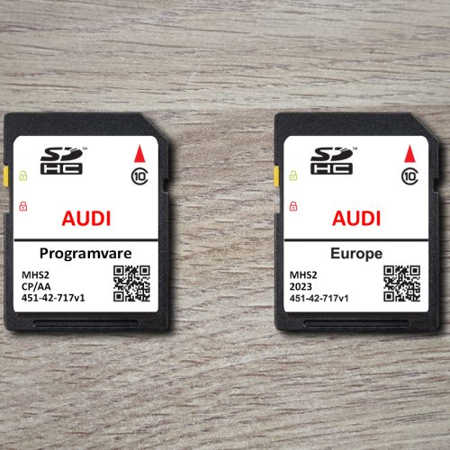 MMI 4G MHS2 CarPlay/Android Auto Europa 2024 SD Kort